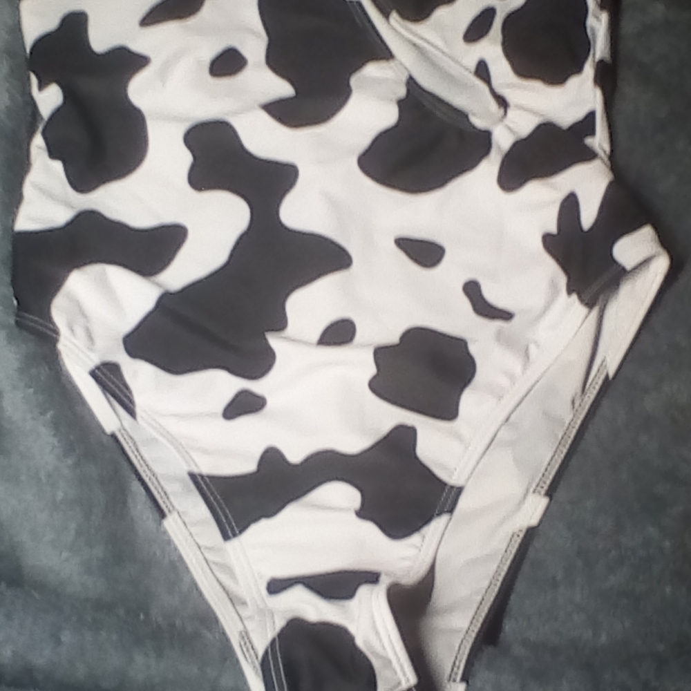 Cupshe Black and White One Piece Swimsuit